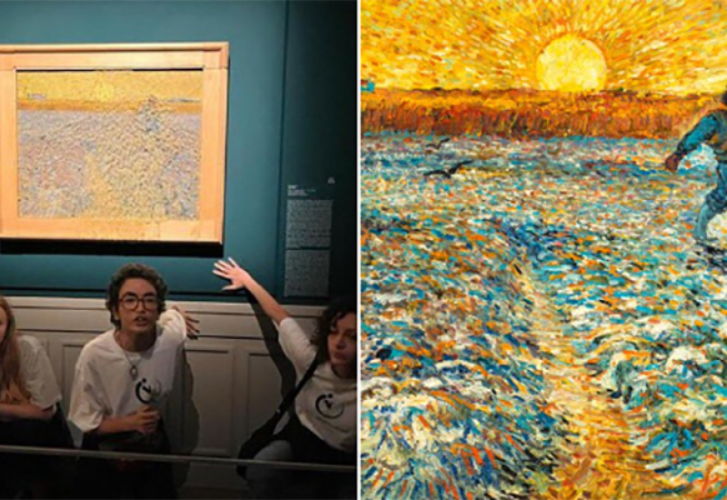 Aktivisti bacili čorbu od graška na Van Gogovu sliku