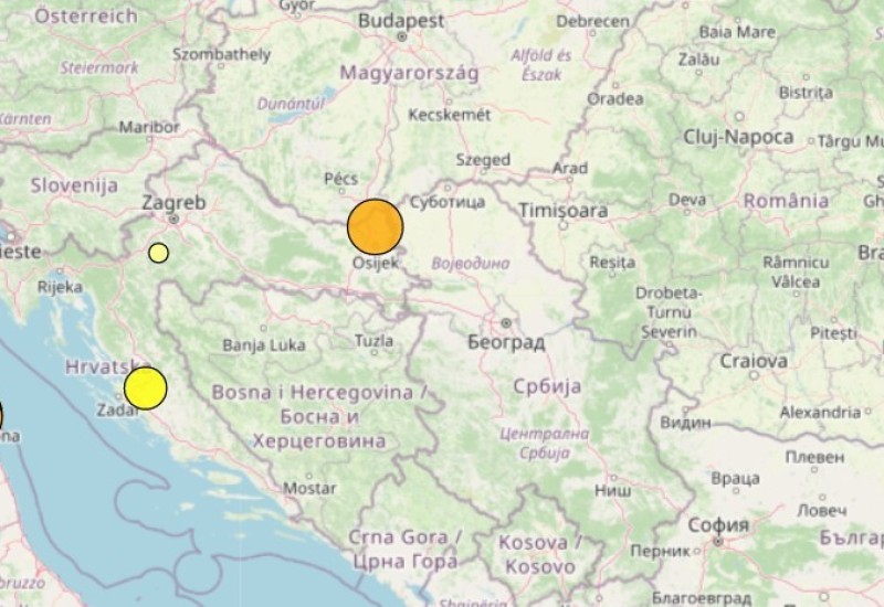 Zemljotres prodrmao Hrvatsku dva puta