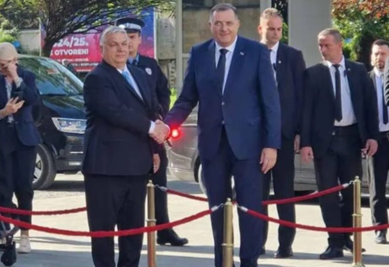 Dodik dočekao Orbana ispred Palate Republike: Sastanci zvaničnika Srpske i Mađarske