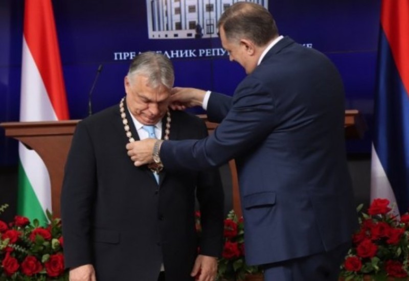 Dodik uručio Orden Republike Srpske Orbanu: Vi ste naši iskreni prijatelji