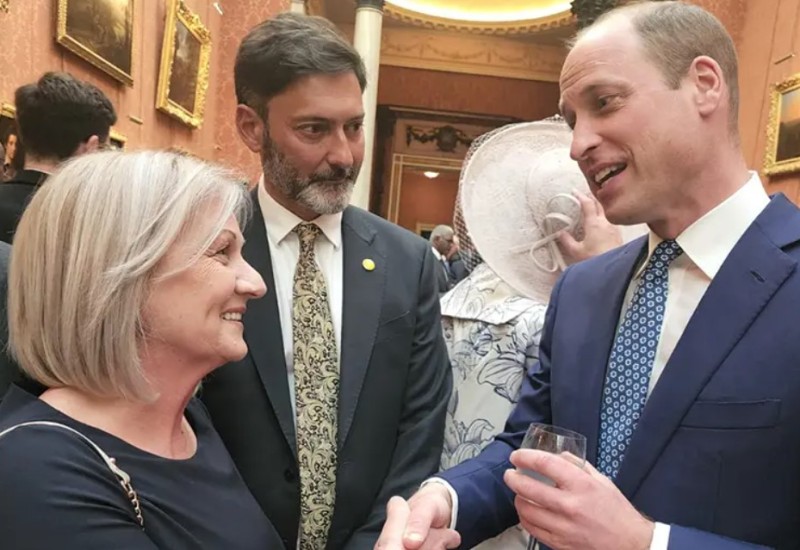 Krišto na kraljevskom prijemu u Londonu