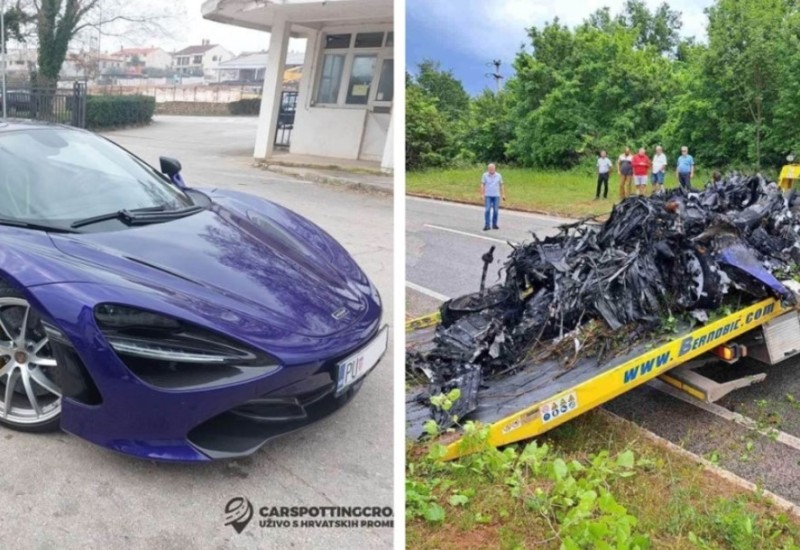 Kao zgnječena limenka: Nakon udesa od McLarena nije ostalo skoro ništa FOTO