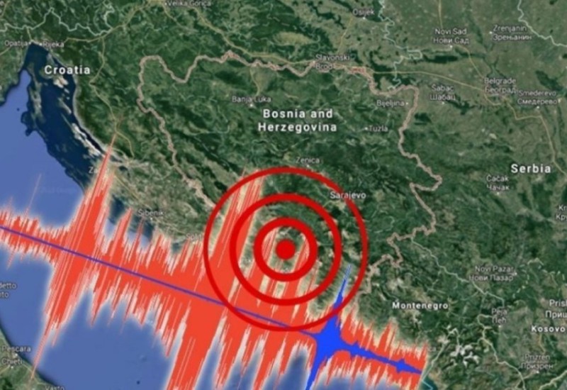 Zemljotres jačine 4.1 stepena pogodio BiH