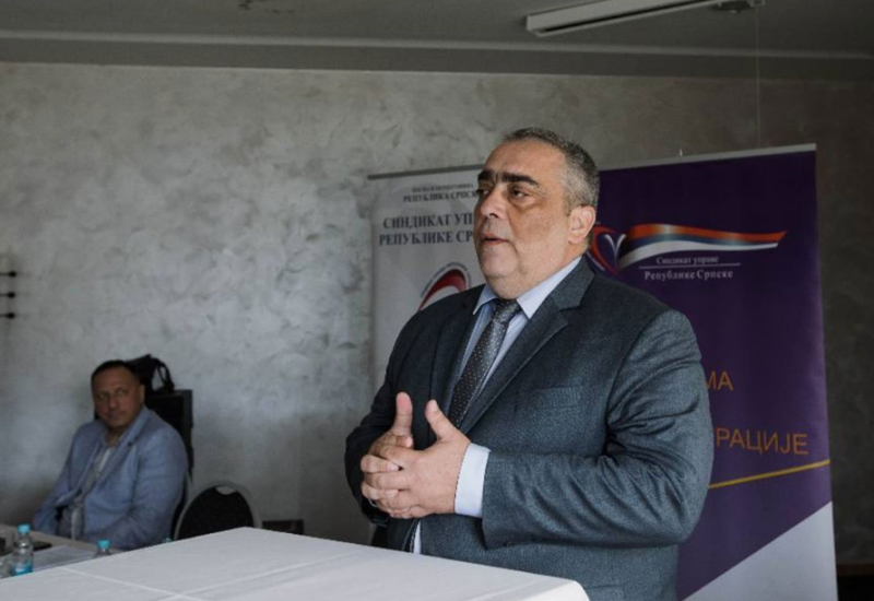 Oglasila se policija o hapšenju Bože Marića, predsjednika Sindikata uprave RS