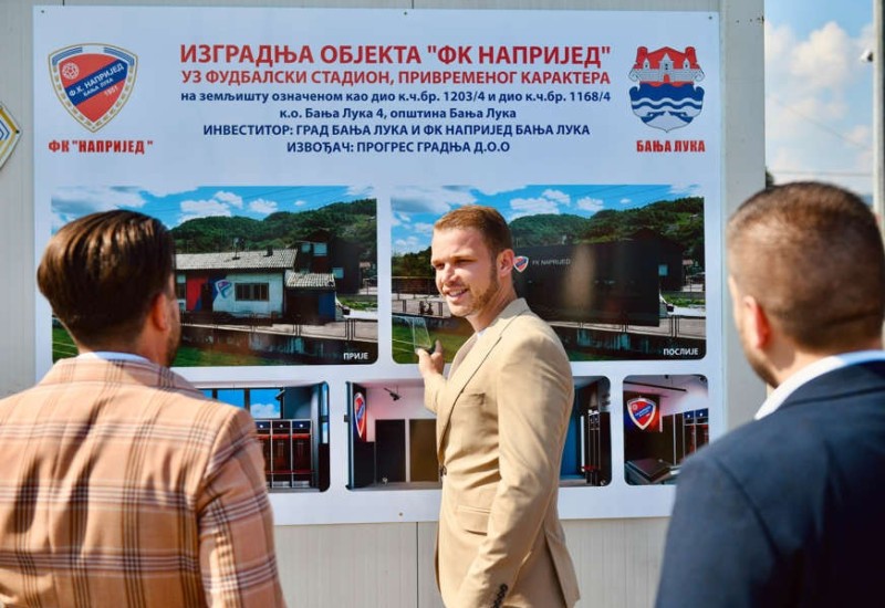 Fudbalski klub "Naprijed" dobija nove svlačionice