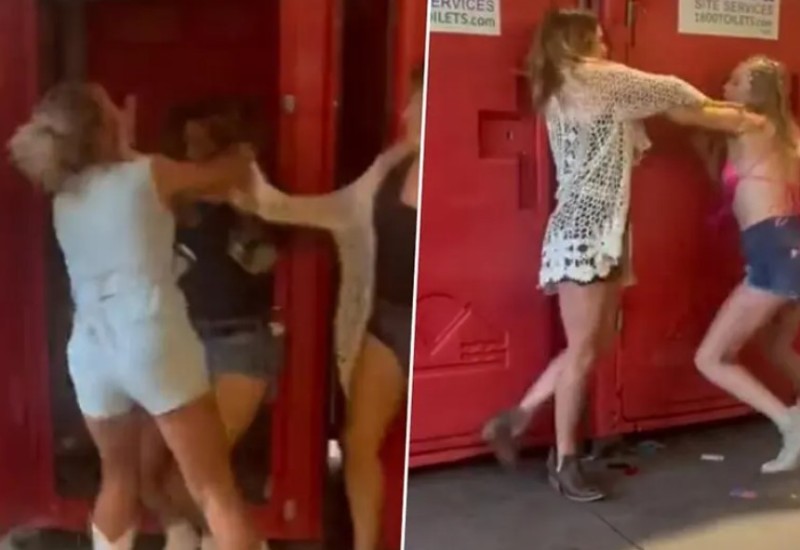 Žene se potukle zbog toaleta, jedna završila u WC šolji (VIDEO)