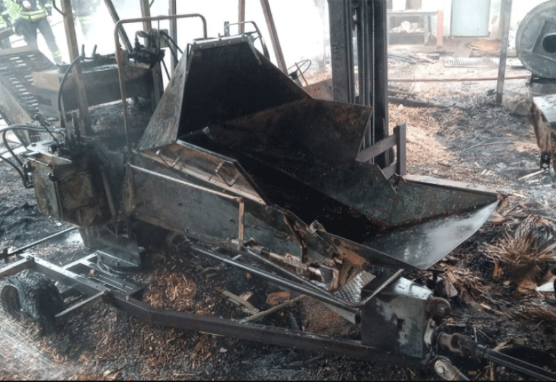 Izgorjeo pogon za proizvodnju peleta