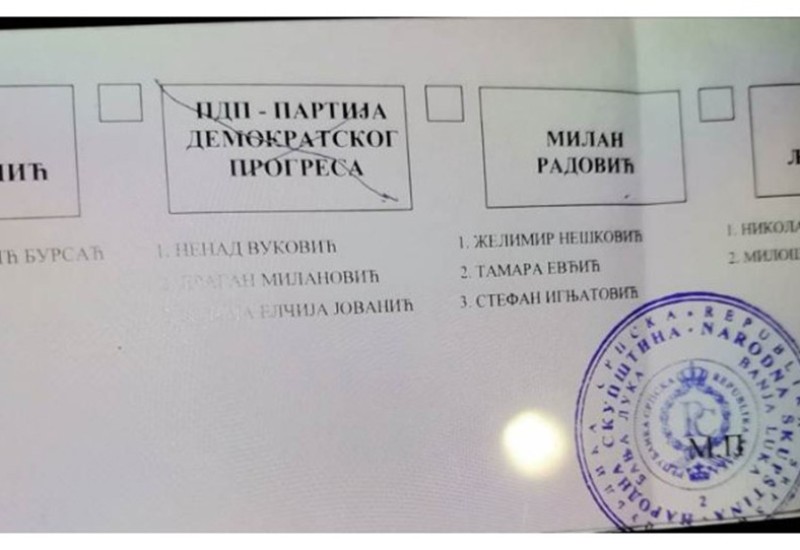 CIK "ukinuo" četvrtog delegata SNSD-u: Priznat listić, odlučiće žrijeb