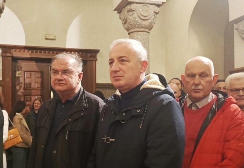 Borenović i Ivanić na večernjem bogosluženju u Hramu Hrista Spasitelja