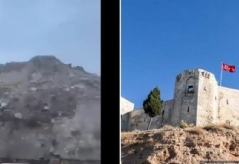 Ostao samo bedem: Zemljotres razorio čuvenu tvrđavu u Turskoj VIDEO