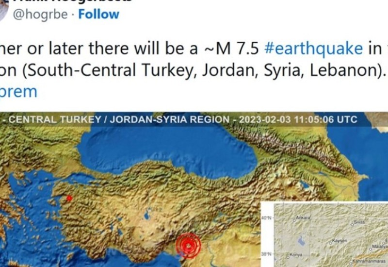 Naučnik prije tri dana najavio razoran zemljotres u Turskoj, objava postala viralna