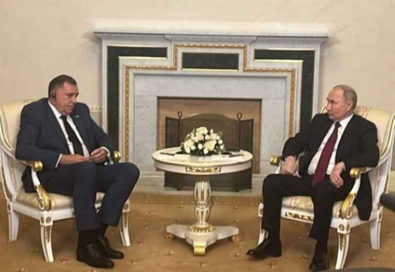 Dodik sa Putinom: "Zapad nervozan jer se ne pridružujemo sankcijama"