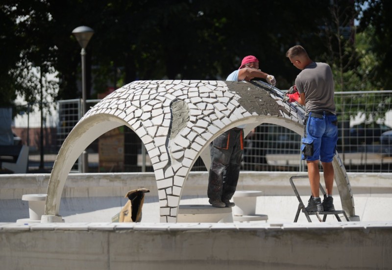 Čuvena fontana ponovo u Parku "Mladen Stojanović"