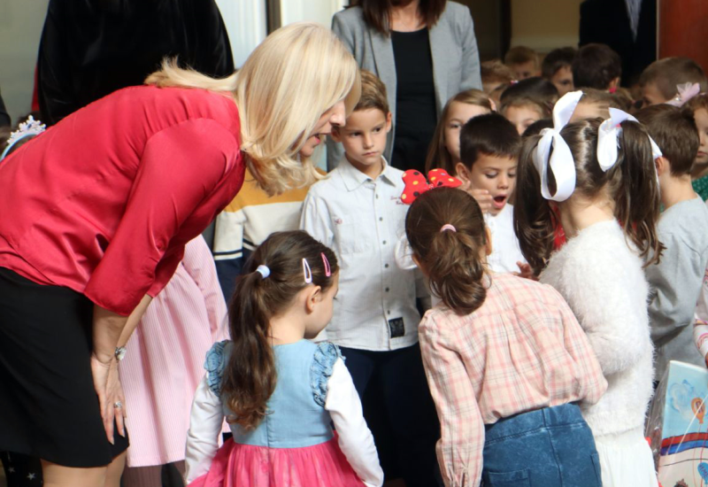 Cvijanovićeva ugostila mališane iz banjalučkih vrtića