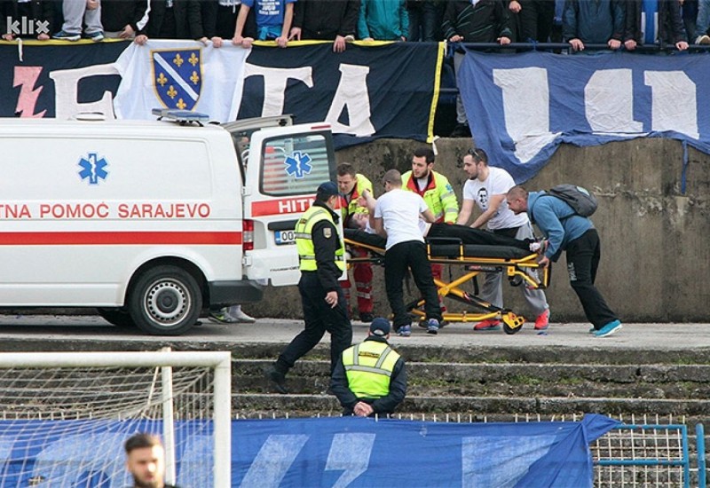 Hitna pomoć na stadionu Grbavica