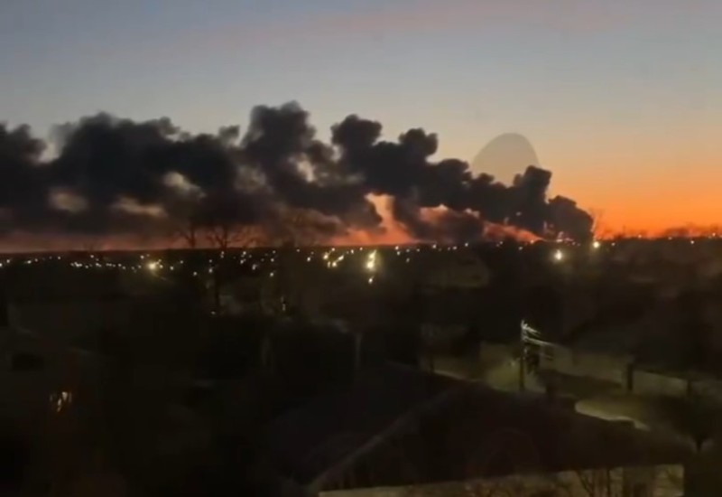 Napad dronom na aerodrom u Rusiji (VIDEO)