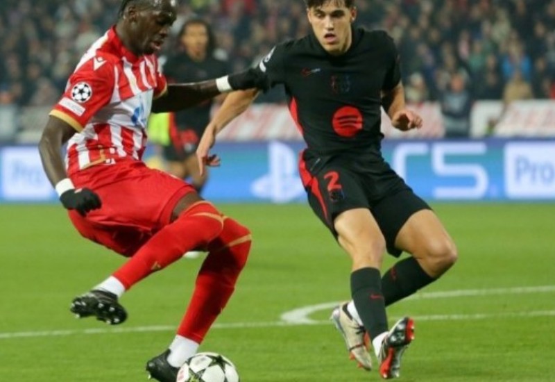Crvena zvezda u Beogradu poražena od Barselone