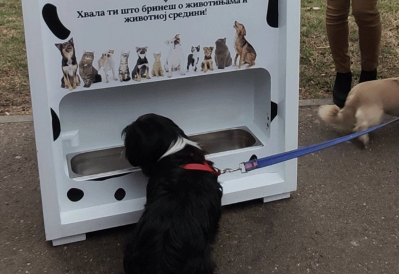 Popravljena hranilica za pse, Grad želi da nabavi nove