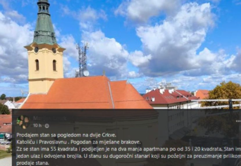Oglas iz Bjelovara postao hit: “Prodajem stan pogodan za mješovite brakove”