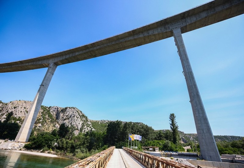Oglasile se Autoceste FBiH o stanju novog mosta Počitelj, koji je napukao