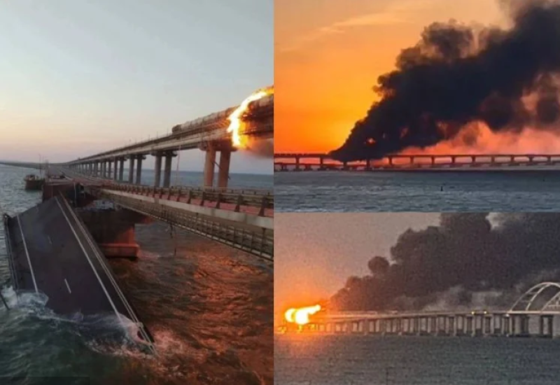 Eksplozija na mostu koji spaja Krim i Rusiju