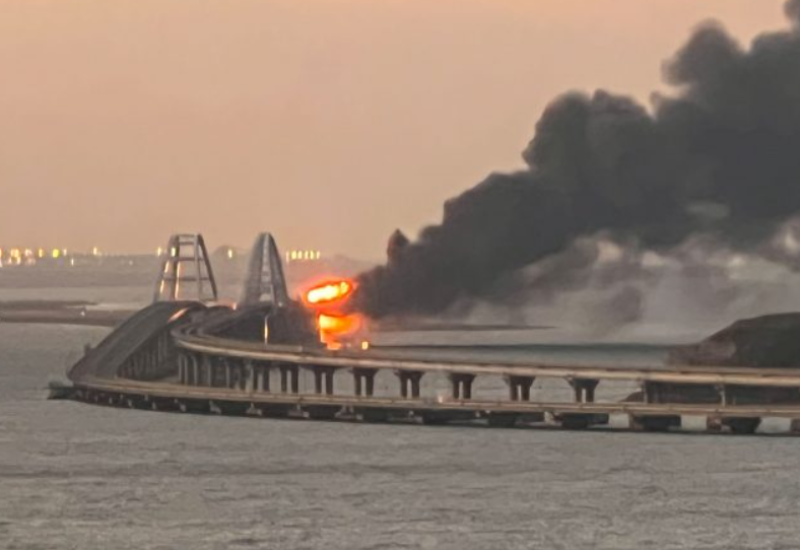 Poginule tri osobe u eksploziji na Krimskom mostu