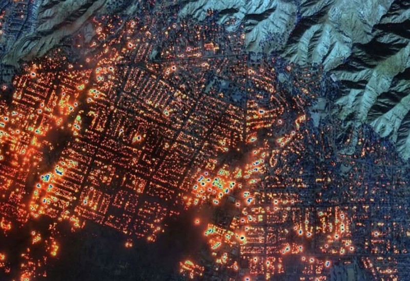 Apokalipsa u Los Anđelesu snimljena iz svemira (VIDEO)