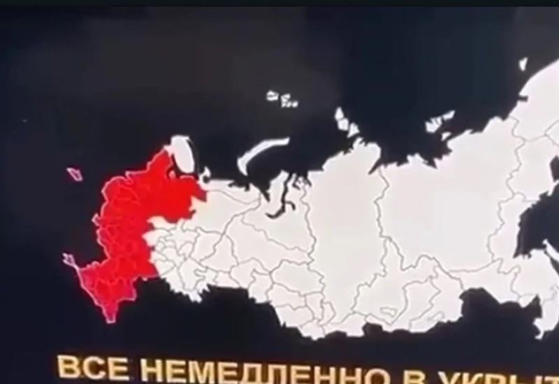 Na više ruskih televizija emitovana poruka da je u toku nuklearni napad na Rusiju (VIDEO)