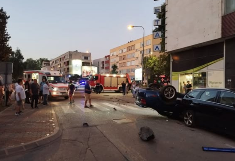 Poznato stanje povrijeđenih u teškom udesu na kružnom toku u Banjaluci