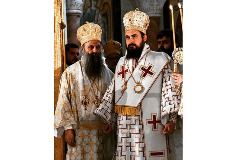 Patrijarh Porfirije ustoličio vladiku Justina