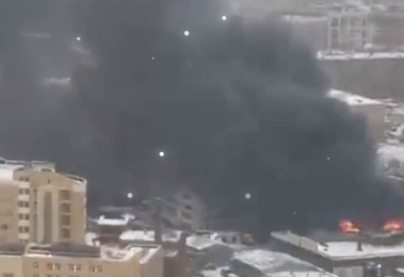 Izbio veliki požar na sjeveru Moskve