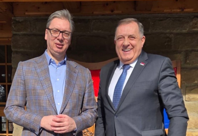 Sastanak Dodik i Vučić: Odnosi Srpske i Srbije usmjereni ka razvoju srpskog naroda