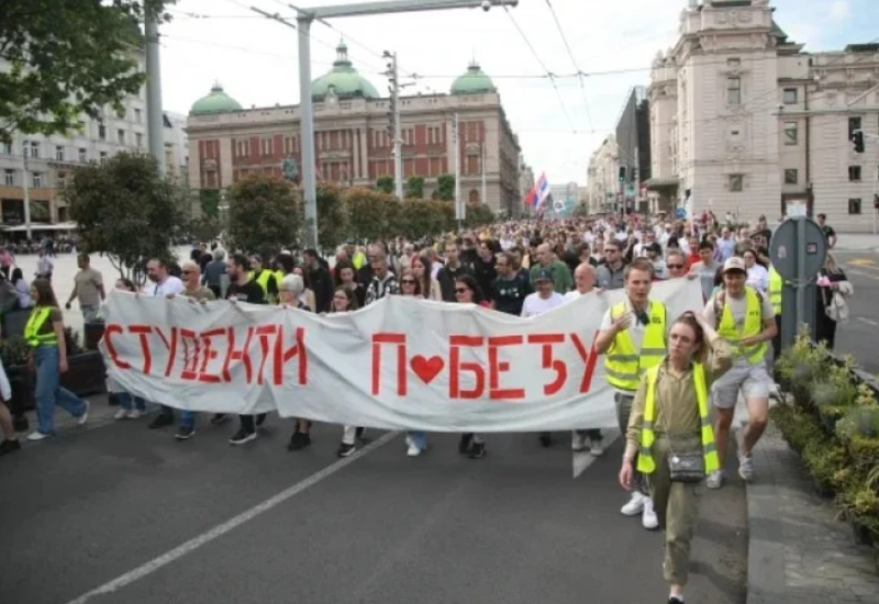 U Beogradu održan studentski protest “(Ne) bojte se, i dalje smo tu”