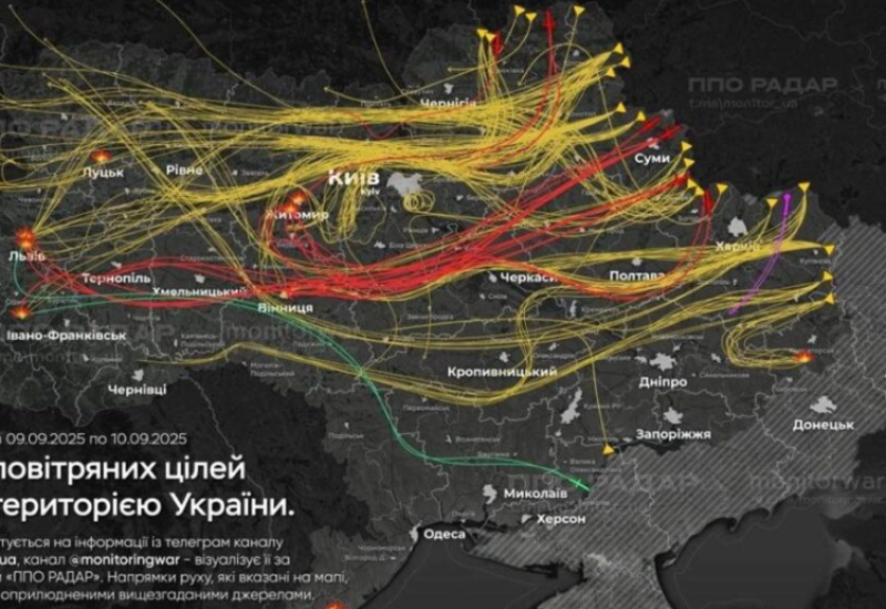 Objavljena karta, pogledajte koliko je ruskih dronova ušlo u Poljsku