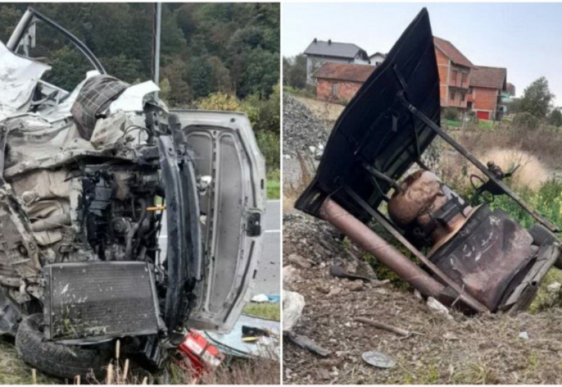 Kedi se prevrnuo na cesti, rakijski kotao se otkačio i završio u kanalu