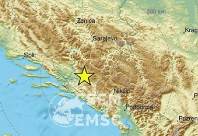 Slabiji zemljotres osjetio se u Republici Srpskoj