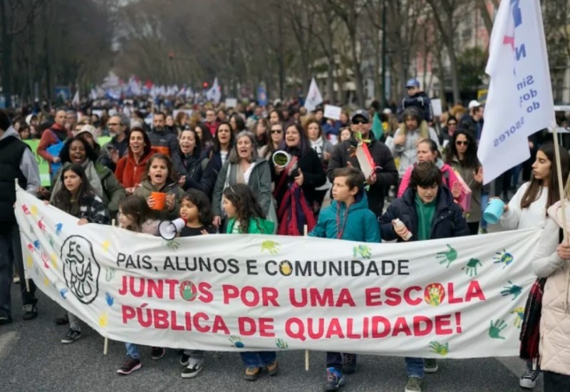 Hiljade portugalskih nastavnika na ulicama Lisabona