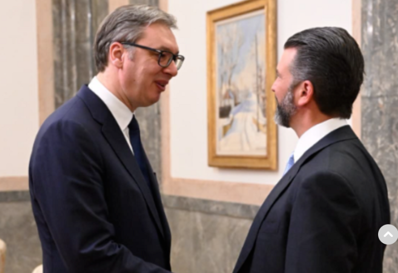“Rješavanje globalnih izazova” Vučić se sastao sa Trampom mlađim, poznato o čemu su razgovarali