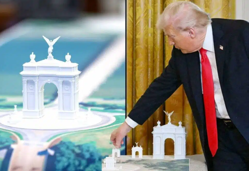 Tramp predstavio plan za „najveću i najljepšu“ trijumfalnu kapiju u Vašingtonu