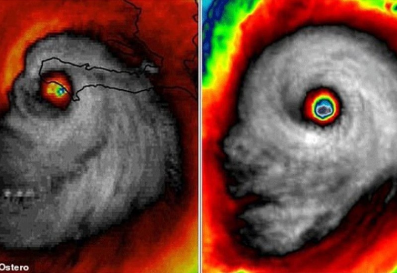Jeziva satelitska slika uragana koji je opustošio Floridu: "Imamo lobanju!"