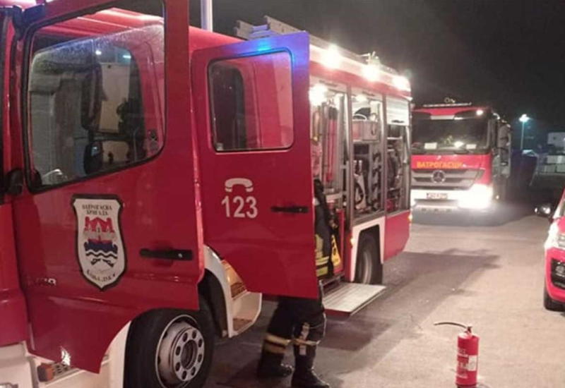 Požar u krugu "Incela" u Banjaluci