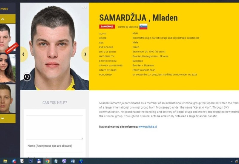 Na Jahorini uhapšen jedan od najtraženijih evropskih bjegunaca