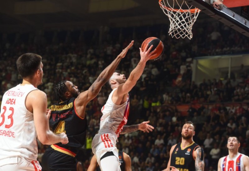 Košarkaši Crvene zvezde ubjedljivo pobjedili Monako u 19. kolu Evrolige