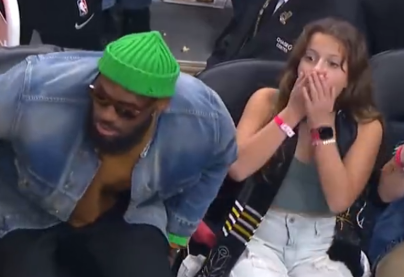 Ovako izgleda kad je kralj blizu vas: Urnebesna reakcija devojčice zbog Lebrona (VIDEO)