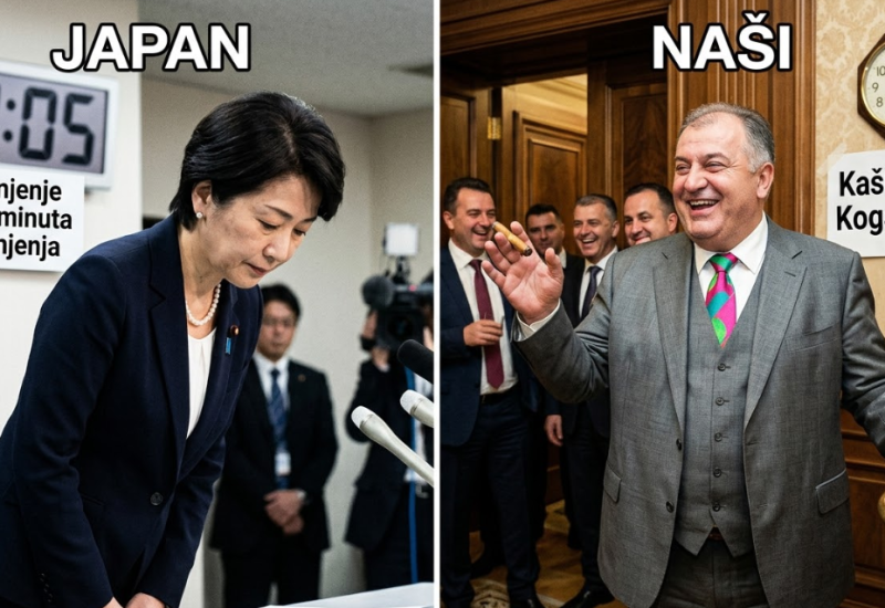 Pet minuta japanske časti i decenije našeg „ma, polako, važno da se ne puca“