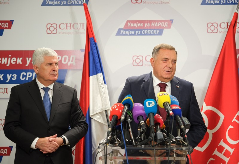 Dodik i Čović u Banjaluci: SNSD i HDZ BiH nastavljaju zajednički rad, prvo konstituisanje Predsjedništva