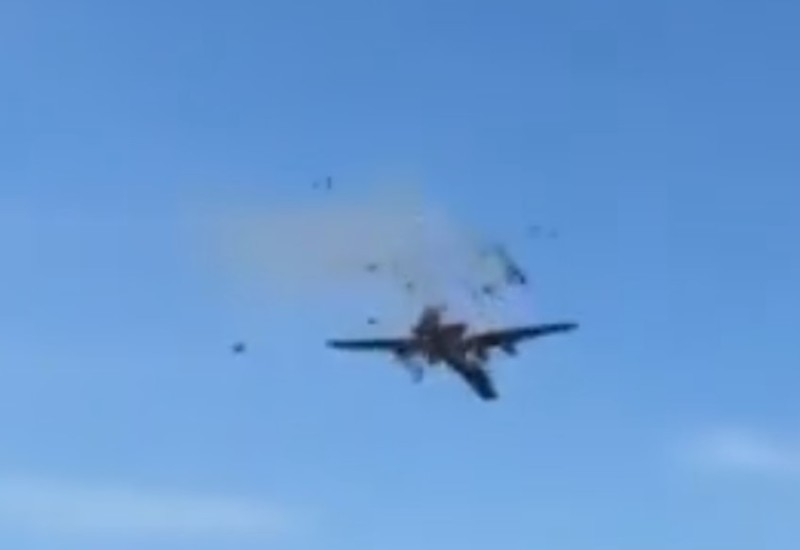 Sudar dva aviona u vazduhu na aeromitingu u Dalasu