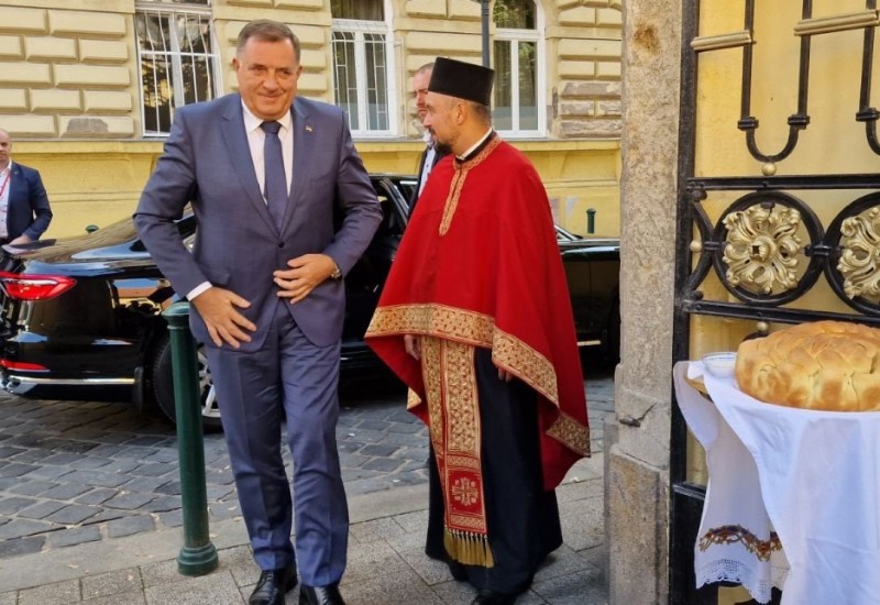 Dodik obišao Hram Svetog Georgija u Budimpešti