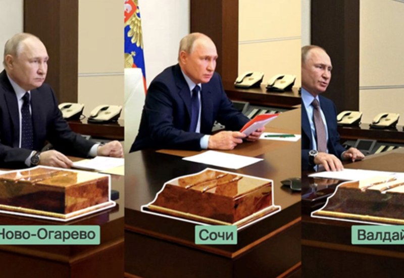 Putin koristi tri identična kabineta da sakrije gdje je (FOTO)