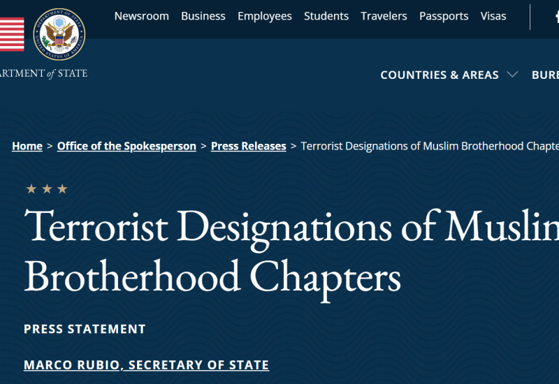 Amerika udarila na Muslimansko bratstvo! Šta to znači za BiH i treba li SDA da se zabrine?